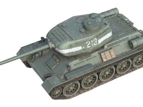 T 34 Soviet Medium Tank model 3D Model