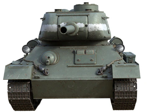 T 34 Soviet Medium Tank model 3D Model