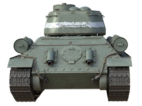 T 34 Soviet Medium Tank model 3D Model