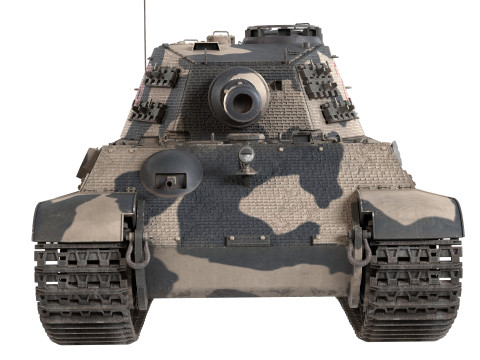 Tiger II German Tank 3D Model