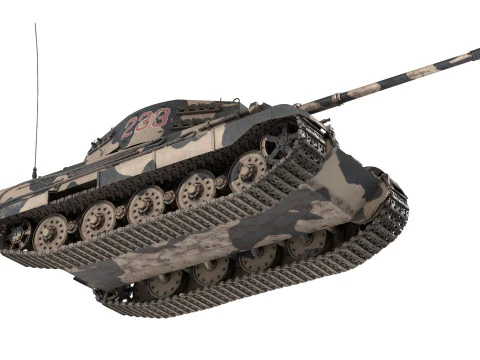 Tiger II German Tank 3D Model