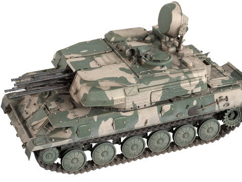 ZSU 23 4 Shilka Self Propelled Anti Aircraft Model 3D