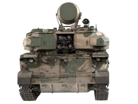 ZSU 23 4 Shilka Self Propelled Anti Aircraft Model 3D