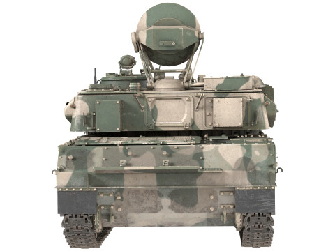 ZSU 23 4 Shilka Self Propelled Anti Aircraft Model 3D