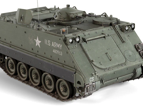 10 Military Vehicles Collection v6 3D Model