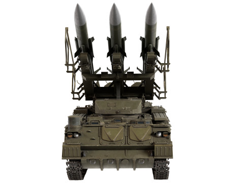 2K12 Kub Missile system 3D 模型