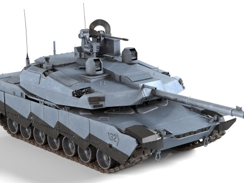 ABRAMS-X Tank 3Dモデル