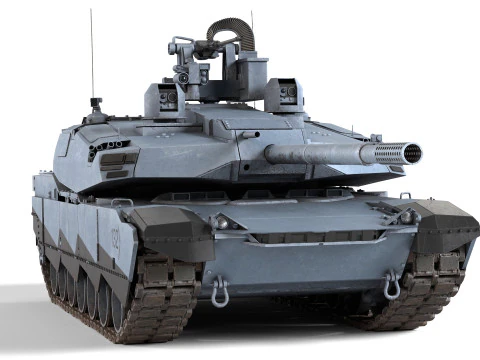 ABRAMS-X Tank 3D Model