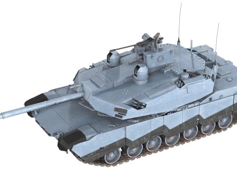 ABRAMS-X Tank 3D Model