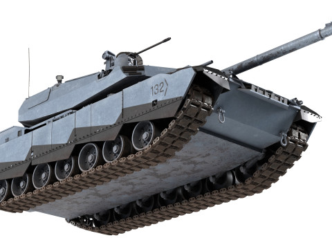 ABRAMS-X Tank 3D-Modell
