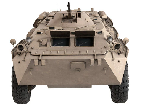 BTR-80 Armoured Personnel carrier 3D Model