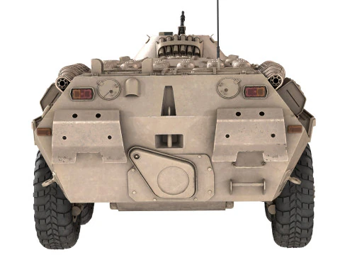 BTR-80 Armoured Personnel carrier 3D Model