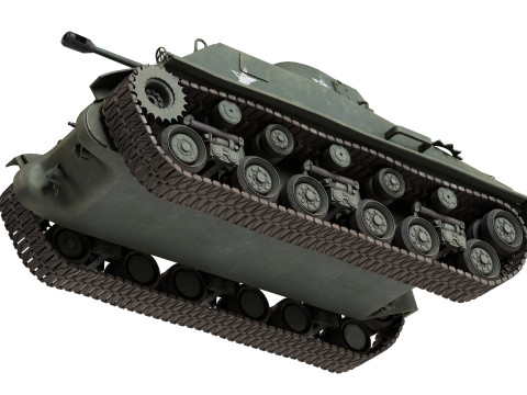 M4 Sherman Tank 3D Модель