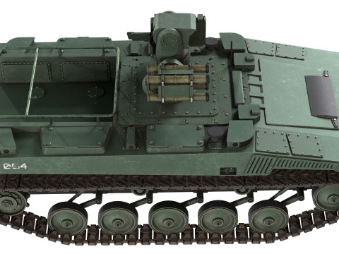 Marker Snti Tank Robot UGV Model 3D