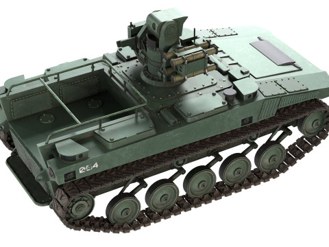 Marker Snti Tank Robot UGV Model 3D