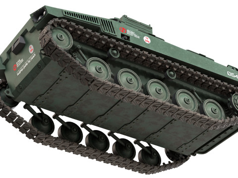 Marker Snti Tank Robot UGV Model 3D
