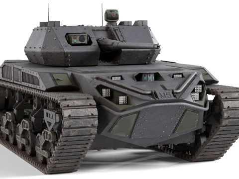 Ripsaw M5 Ground Vehicle 3D Model
