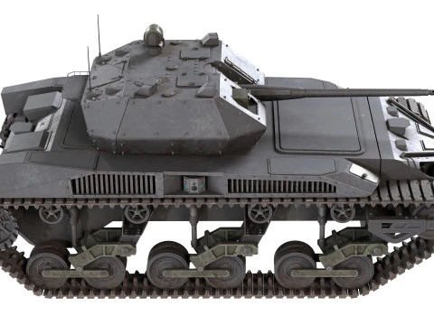 Ripsaw M5 Ground Vehicle 3D Model