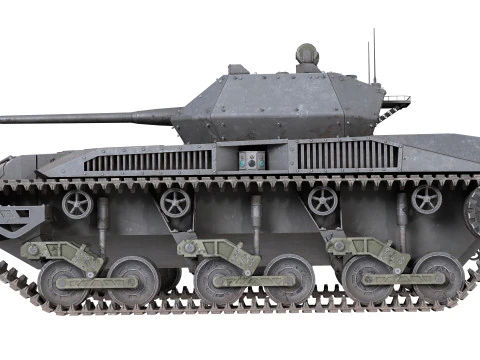 Ripsaw M5 Ground Vehicle 3D Model