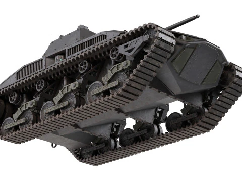 Ripsaw M5 Ground Vehicle 3D Model