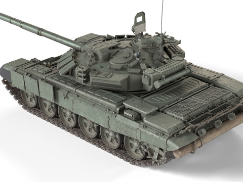 T 72 B3 Main Battle Tank Modello 3D
