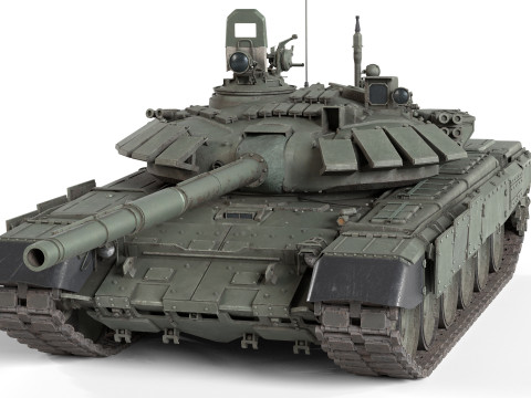 T 72 B3 Main Battle Tank Modello 3D