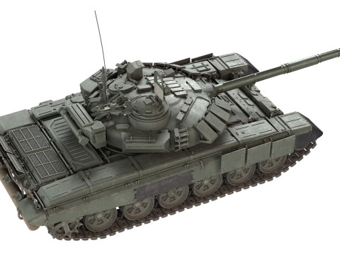 T 72 B3 Main Battle Tank Modello 3D