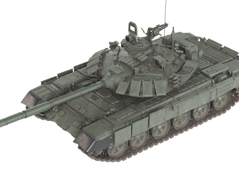 T 72 B3 Main Battle Tank Modello 3D