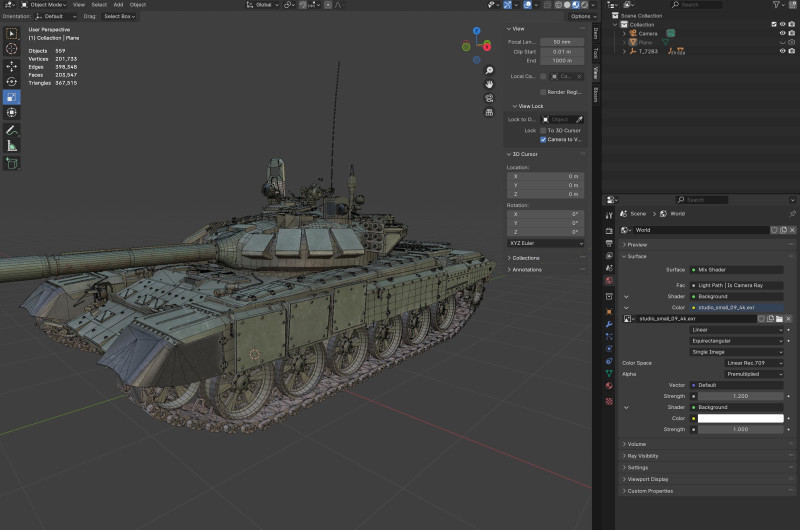 T 72 B3 Main Battle Tank 3D in 3DExport