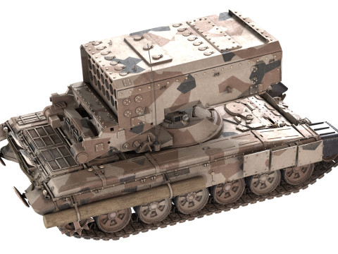 TOS 1A Buratino Flame Thrower Model 3D