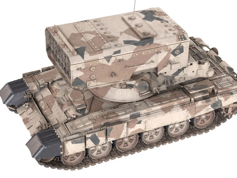 TOS 1A Buratino Flame Thrower Model 3D