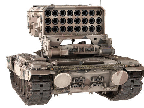 TOS 1A Buratino Flame Thrower Model 3D