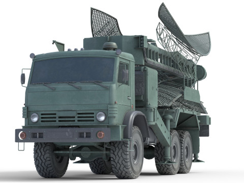 Kasta 2E2 Antenna Truck Modello 3D