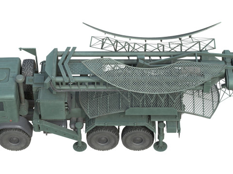 Kasta 2E2 Antenna Truck Modello 3D