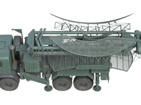 Kasta 2E2 Antenna Truck 3D Model