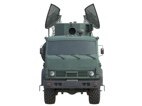 Kasta 2E2 Antenna Truck 3D Model