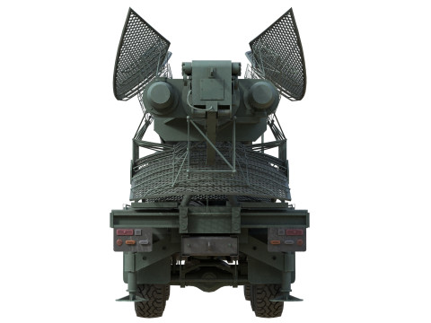 Kasta 2E2 Antenna Truck Modello 3D