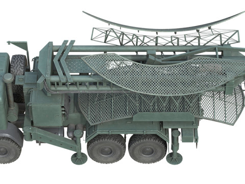 Kasta 2E2 Antenna Truck Modello 3D