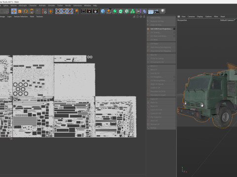 Kasta 2E2 Antenna Truck Modello 3D