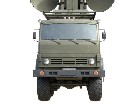 Krasukha 4 1RL257 Electronic Warfare EW System Modello 3D