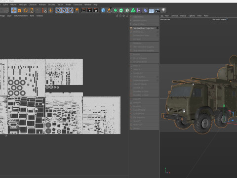Krasukha 4 1RL257 Electronic Warfare EW System Modello 3D