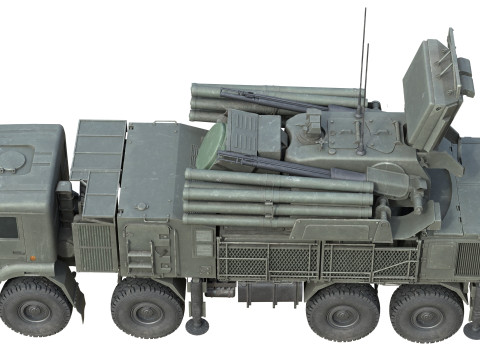 Missile System Pantsir S1 SA-22 Model 3D