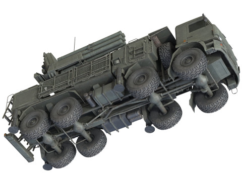Missile System Pantsir S1 SA-22 Model 3D