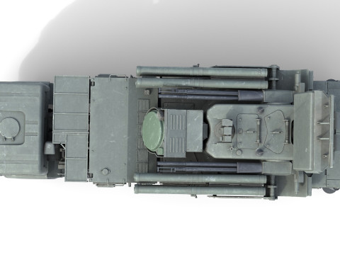 Missile System Pantsir S1 SA-22 Model 3D