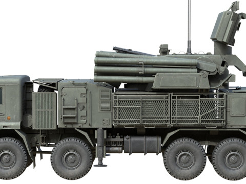 Missile System Pantsir S1 SA-22 Model 3D