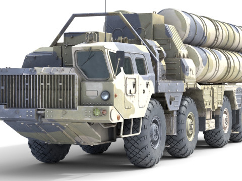 S-300 missile system Modèle 3D
