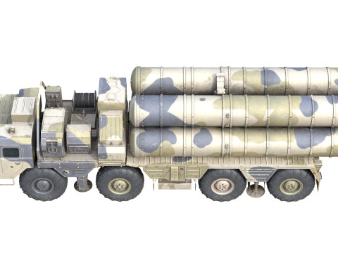 S-300 missile system Modèle 3D