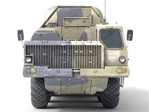 S-300 missile system 3D Model