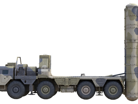 S-300 missile system Modèle 3D