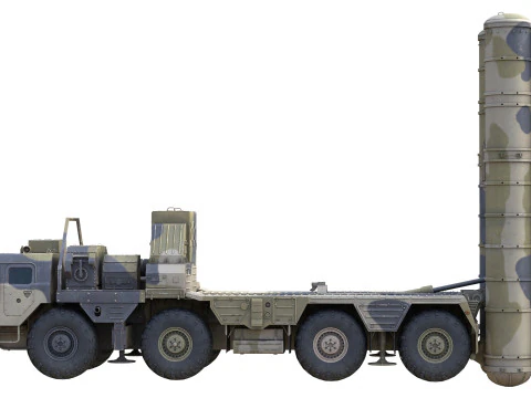 S-300 missile system 3D Model